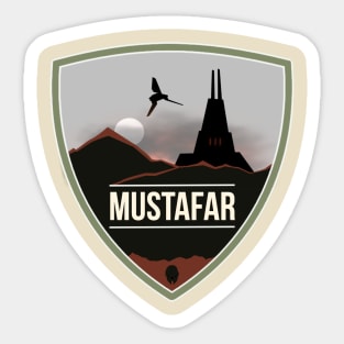 Mustafar Park Badge Sticker